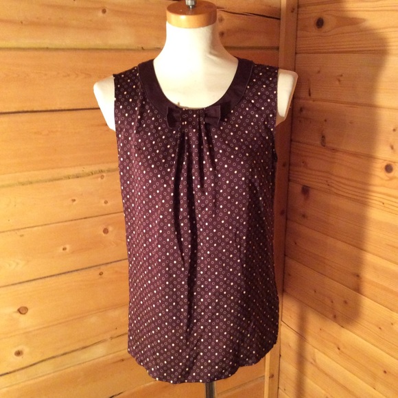 Ann Taylor Tops - 5/$25 Ann Taylor Blouse Size Medium Dark Wine Col.
